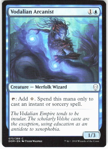 Vodalian arcanist dominaria - vodalian,