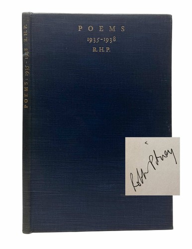 Poems 1935 1938 signed - poems,